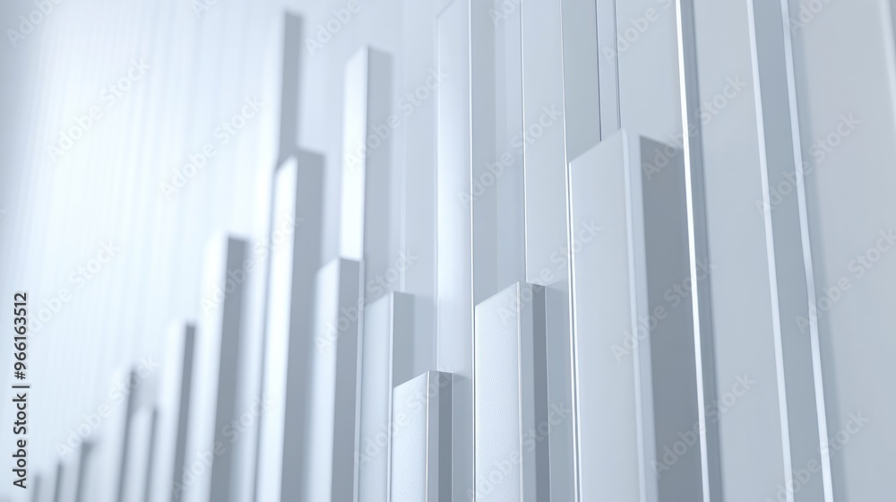 Poster a close-up of a vertical bar chart with varying heights of bars, highlighting trends and comparisons