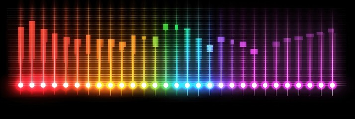 A colorful line graph with many different colored lines