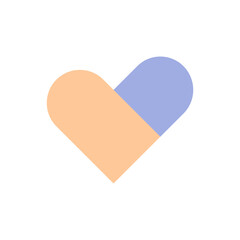 heart logo vector eps illustration 