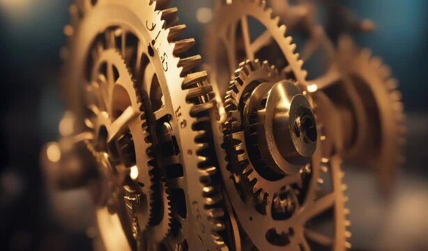 Golden Gears in Motion