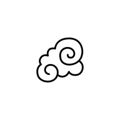 Abstract Cloud , Chinese Cloud , Curl cloud ,Decoration cloud, cloud icon
