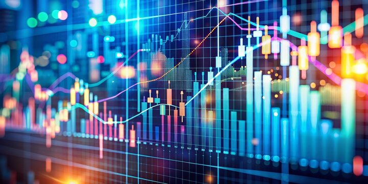 Financial Data Visualization Colorful Charts with Bokeh, stock market, investment, trading