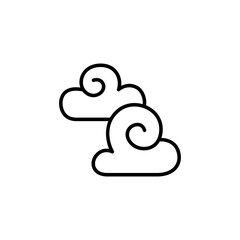 Abstract Cloud , Chinese Cloud , Curl cloud ,Decoration cloud, cloud icon
