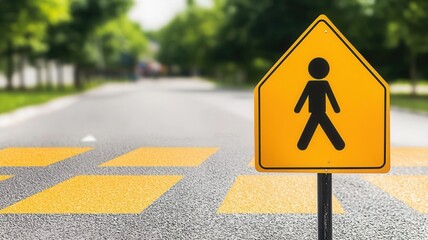 A cautionary sign at a school zone, displaying speed limits and pedestrian crossing regulations, ensuring the safety of children and pedestrians, traffic safety, controlled caution