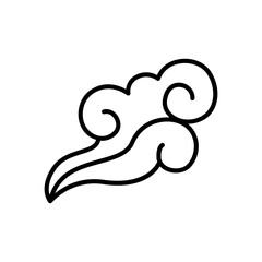Cloud icon chinese style
