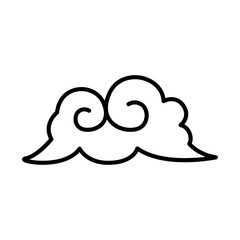 Cloud icon chinese style