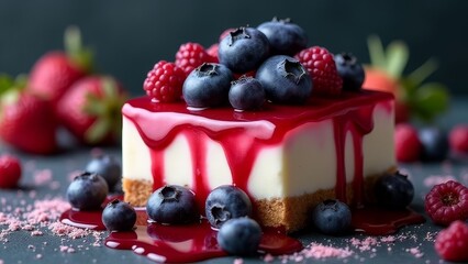 Delicious Berry Cheesecake Delight