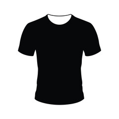 free vector black tshirt template design 