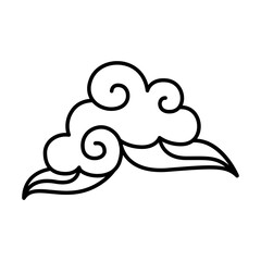 Abstract Cloud , Chinese Cloud , Curl cloud ,Decoration cloud, cloud icon