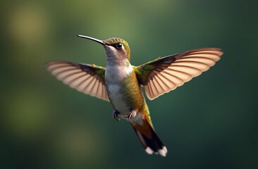 Fototapeta premium Graceful Hummingbird in Flight
