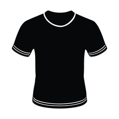 free vector black tshirt template design 