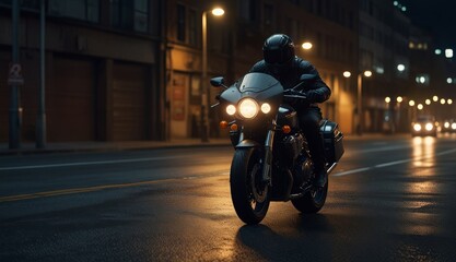 Night Rider on Urban Streets