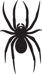  spider silhouette graphic vector art illustration
