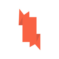 Ribbon element vector illustration