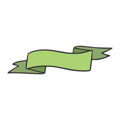 Ribbon element vector illustration