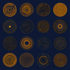 seamless pattern with circles