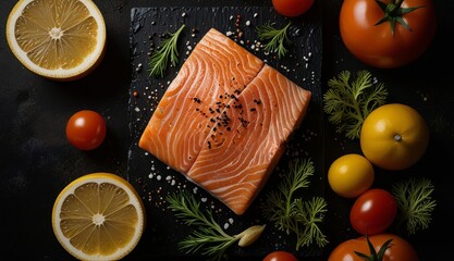 Fresh Salmon with Citrus and Herbs