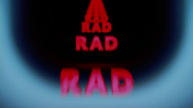 RAD - Reactive attachment disorder
words moving in the line
seamless loop video
3D render animation