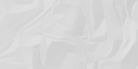 Empty white abstract crinkle crumple rough page blank canvas wrinkle paper texture. wrinkle billboard poster, cardboard grunge texture background.
