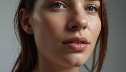 Fototapeta premium Natural Beauty Portrait Close-Up