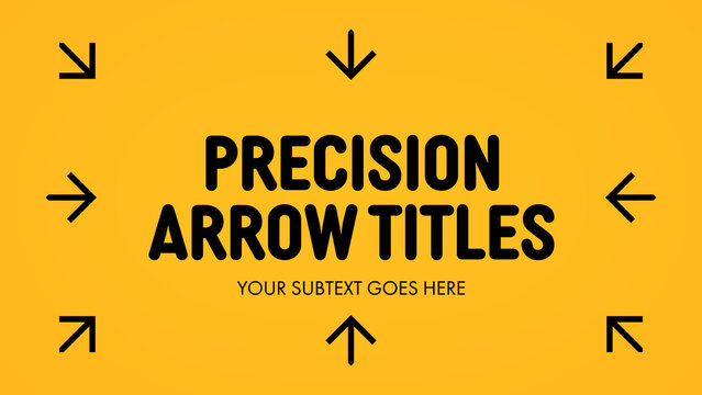 Precision Arrow Titles
