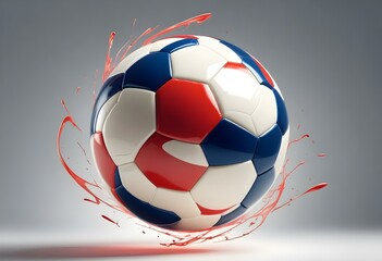 Close up on soccer ball with Different Background