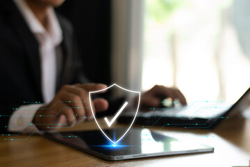 The concept of security in protecting personal information and accessing information safely over the Internet