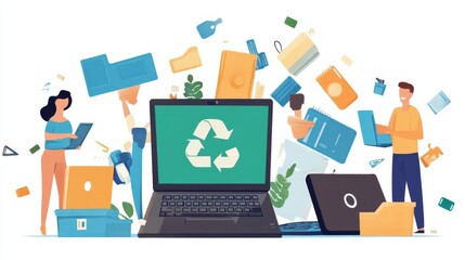 Eco-champions promote e-waste recycling and reduction initiatives in community workshop