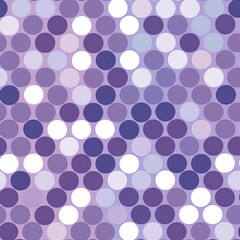 Abstract Purple and White Polka Dot Pattern