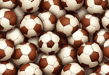 Close up on soccer ball with Different Background