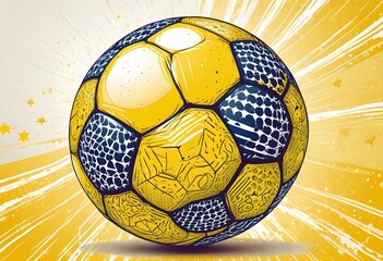 Close up on soccer ball with Different Background