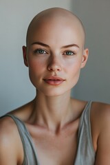 Confidently Embracing Self-Acceptance: A Portrait of Inner Strength and Beauty