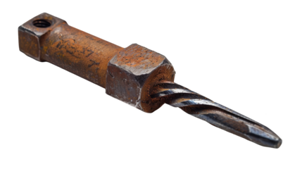 Rusty Drill Bit with Square Shank