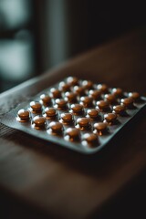 Intimate Moments of Self-Care: Embracing Daily RitualsBirth Control Pills in Soft Light