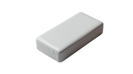 White rectangular object transparent background