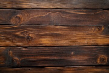 A rustic and textured image of weathered wooden planks. The planks have a dark brown color and show signs of age, including knots, grain patterns, and slight imperfections. This image conveys a sense 