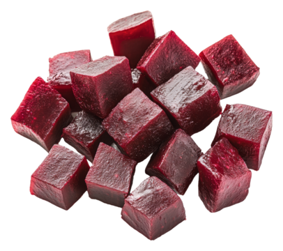 PNG Fresh diced beetroot ready for healthy recipes