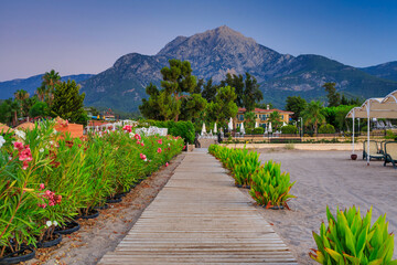 Beautiful Turkish Riviera near Tekirova at sunrise. Kemer,Turkey