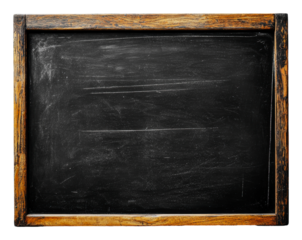 PNG Empty chalkboard awaiting new lessons in classroom