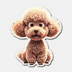 Poodle Cute Adorable Funny Relatable Professional Model Star Fashion Social Trendsetter Style Fashionista Groomer Icon Blogger Designer Critic Halloween Attire Fashion Painting Doggo Icon Watercolor