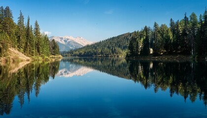 lake in the mountains