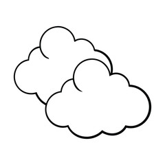 Cloud Drawing Design Vector Illustration Clipart Eps