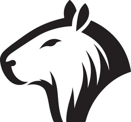 Capybara vector on transparent background for digital content, t-shirts and stickers, vectorized capybara logo, vectorized capybara illustration