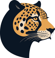 otorongo or amazonian jaguar vector on transparent background for digital content, t-shirts and stickers, jaguar vector logo, jaguar vector illustration © Gino Tuesta