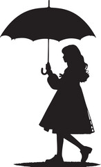 girl with umbrella