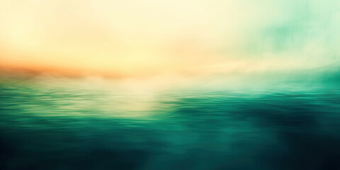 Obraz premium Green foggy abstract background