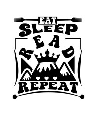 Eat Sleep Repeat Svg Bundle