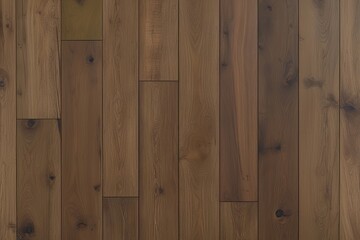 Fototapeta premium Rustic Walnut Ceiling and Laminated Wood Flooring with Worn Olive Finish