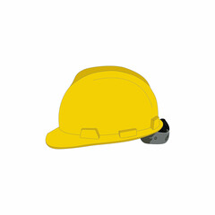 yellow construction helmet