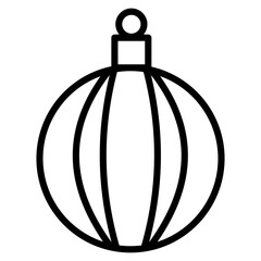 Christmas Ornament Outline